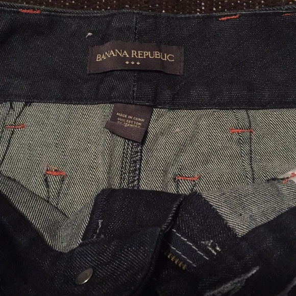 Banana Republic High-Waist Sexy Slit Denim Pencil - Picture 5 of 5